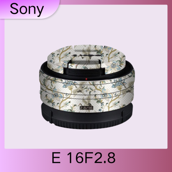 Lentes Sony  E16F2.8  - Pele câmera, adesivo câmera - com alta resistência a arranhões, à prova d'água e com design elegante.